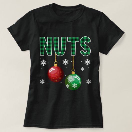 Chest Nuts Christmas T Shirt Matching Paar Chest (Design vorne)
