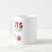 Chest Nuts Christmas T Shirt Matching Paar Chest Kaffeetasse (Vorderseite Links)