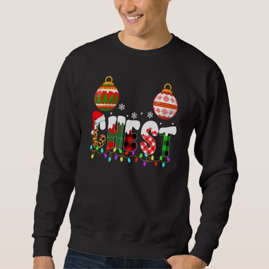 Chest Nuts Couples Christmas Chestnuts Adult Match Sweatshirt (Vorderseite)