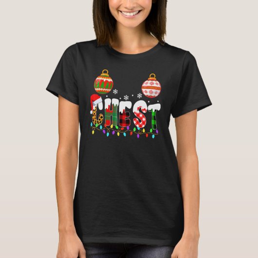 Chest Nuts Couples Christmas Chestnuts Adult Match T-Shirt (Vorderseite)