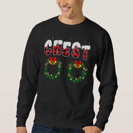 Chest Nuts Matching Chestnuts Christmas Couples N Sweatshirt (Vorderseite)