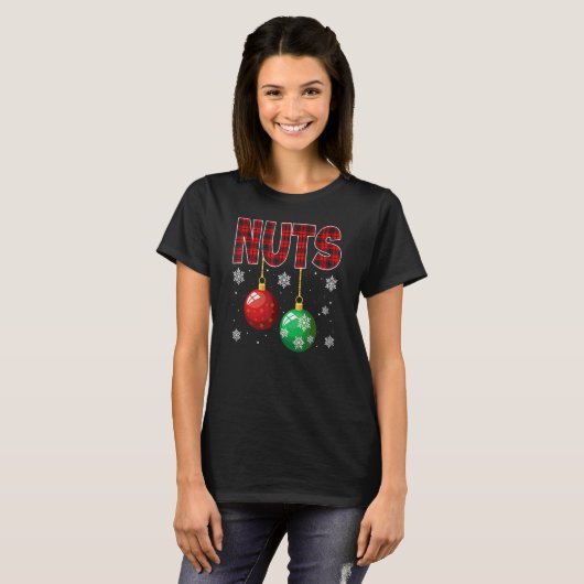 Chest Nuts Matching Chestnuts Christmas Couples Nu T-Shirt (Vorne ganz)
