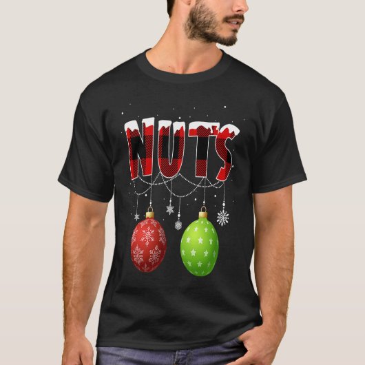 Chest Nuts Matching Chestnuts Christmas Couples T-Shirt (Vorderseite)