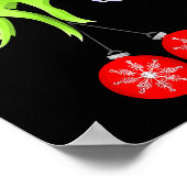 Chest Nuts Matching Chestnuts Christmas Snow Coupl Poster (Ecke)