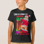 Chest Nuts Roasting Funny Naughty Santa Dirty Food T-Shirt (Vorderseite)