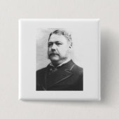 Chester A. Arthur 21 Button (Vorderseite)