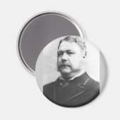 Chester A. Arthur 21 Magnet (Vorderseite/Rückseite)