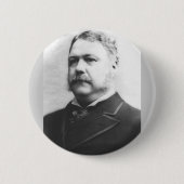 Chester A. Arthur 21. Präsident Button (Vorderseite)