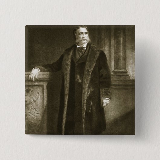 Chester A. Arthur, 21. Präsident des vereinigten Button (Vorderseite)