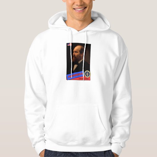 Chester A. Arthur Baseball Card Hoodie (Vorderseite)