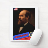 Chester A. Arthur Baseball Card Mousepad (Mit Mouse)