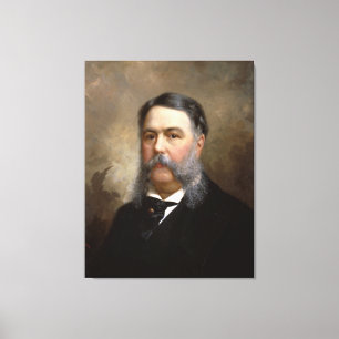 CHESTER A. ARTHUR Portrait von Ole P.H. Balling Leinwanddruck