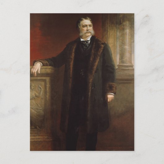 Chester A. Arthur Postkarte (Vorderseite)