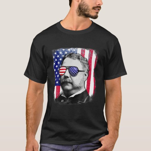 Chester A Arthur US-Flagge Shirt 4. Juli (Vorderseite)