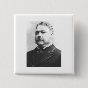 Chester A. Präsident Arthur Button