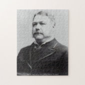 Chester Alan Arthur 21. Präsident von Amerika. Puzzle (Vertikal)