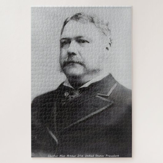 Chester Alan Arthur 21. Präsident von Amerika Puzzle (Vertikal)