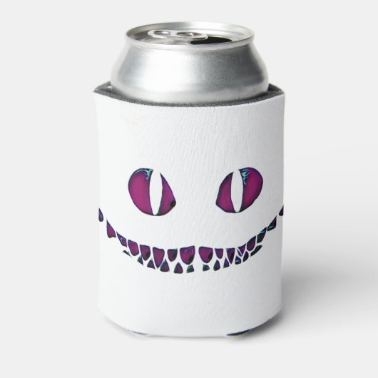 Chester Cat face grinsen Alice im Wunderland Dosenkühler (Kanne Rückseite)