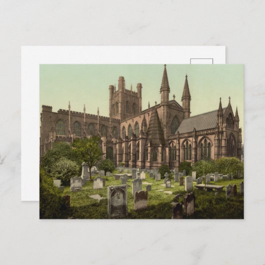 Chester Cathedral, Cheshire, England Postkarte (Vorne/Hinten)