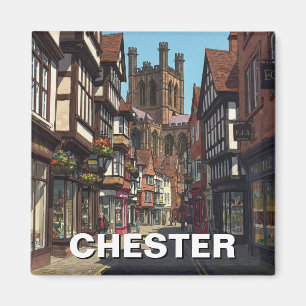 Chester Cathedral England Travel Magnet