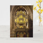 Chester Cathedral greeting card Karte (Gelbe Blume)