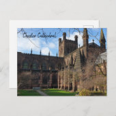 Chester Cathedral Postkarte (Vorne/Hinten)