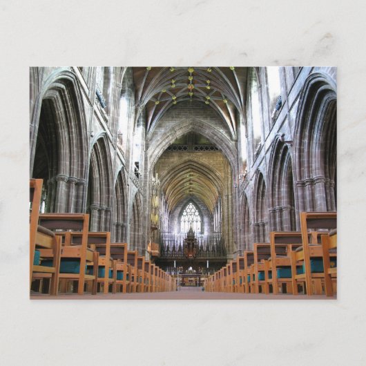 Chester Cathedral Postkarte (Vorderseite)