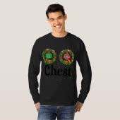 Chester Chestnut Couple Kostüm Weihnachtslied T-Shirt (Vorne ganz)