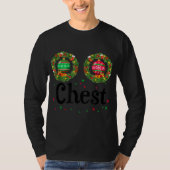 Chester Chestnut Couple Kostüm Weihnachtslied T-Shirt (Vorderseite)