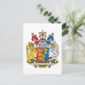 Chester Coat of Arms Postkarte (Stehend Vorderseite)
