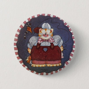 Chester das Katzen-Knopf-Button Button