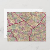 Chester, Dauphin, Berks, Libanon Postkarte (Vorne/Hinten)