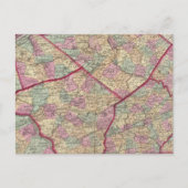 Chester, Dauphin, Berks, Libanon Postkarte (Vorderseite)