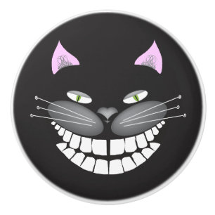 Chester der Cheshire-Katzenzuggriff Keramikknauf