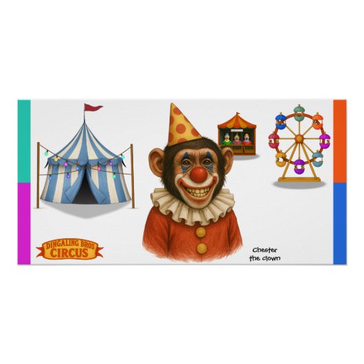 Chester der Clown Poster (Vorderseite)