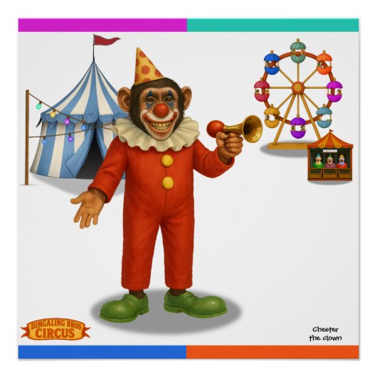 Chester der Clown Poster (Vorderseite)