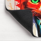 "Chester" der Detektivagentur Tabbykin Mousepad (Ecke)