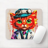 "Chester" der Detektivagentur Tabbykin Mousepad (Mit Mouse)