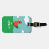 Chester der Hahn Gepäckanhänger (Vorderseite horizontal)