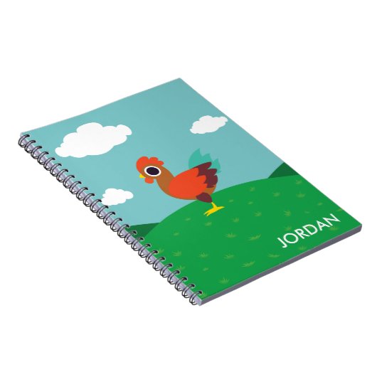 Chester der Hahn Notizblock (Rechte Seite)