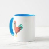 Chester der Hahn Tasse (Vorderseite Links)