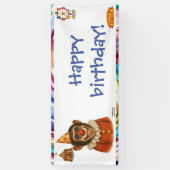 Chester der Schimpansenclown Banner (Vertikal)