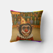 Chester der Schimpansenclown Kissen (Rückseite)