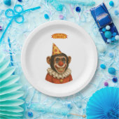 Chester der Schimpansenclown Pappteller (Party)