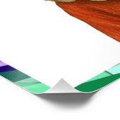 Chester der Schimpansenclown Poster (Ecke)