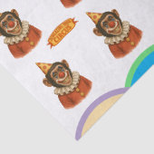 Chester der Schimpansenclown Seidenpapier (Detail)
