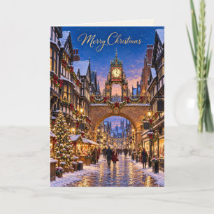 Chester Eastgate Clock Frohe Weihnachten