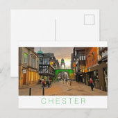 Chester Feiertagspostkarte (Vorne/Hinten)