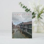 Chester Foregate Street View Postkarte (Stehend Vorderseite)
