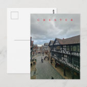 Chester Foregate Street View Postkarte (Vorne/Hinten)